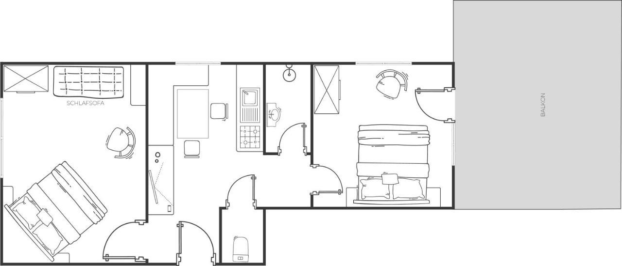 Appartement Rosengarten Längenfeld Kamer foto