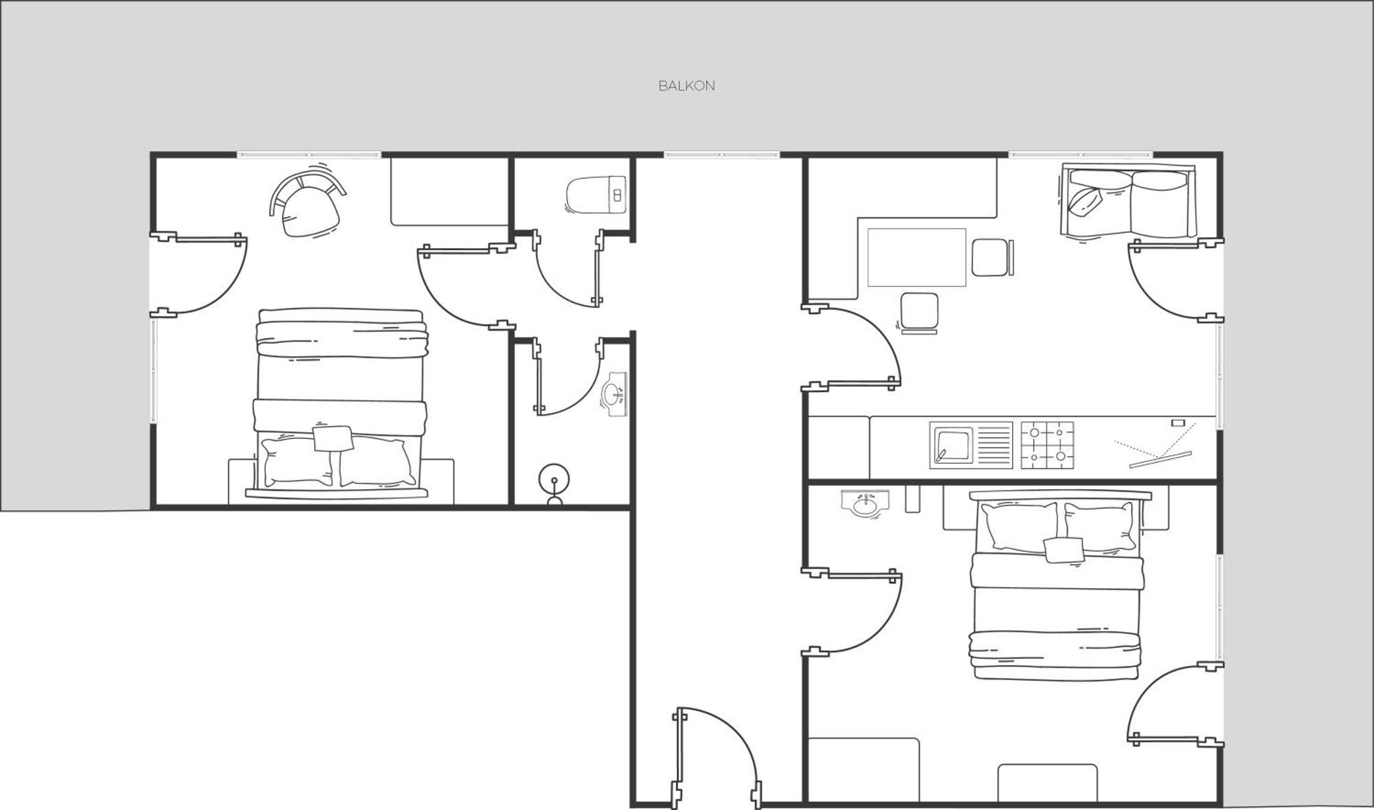 Appartement Rosengarten Längenfeld Kamer foto