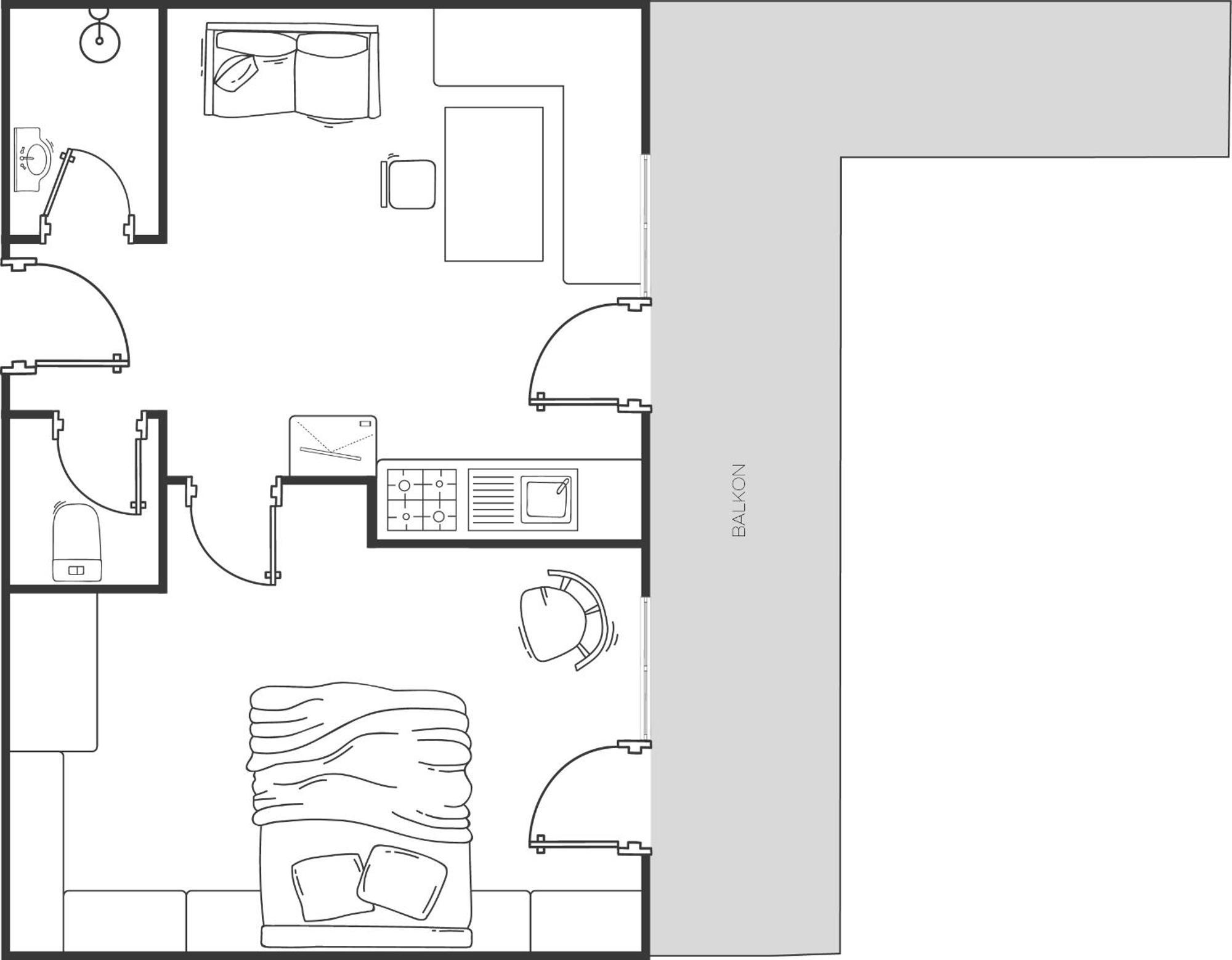 Appartement Rosengarten Längenfeld Kamer foto