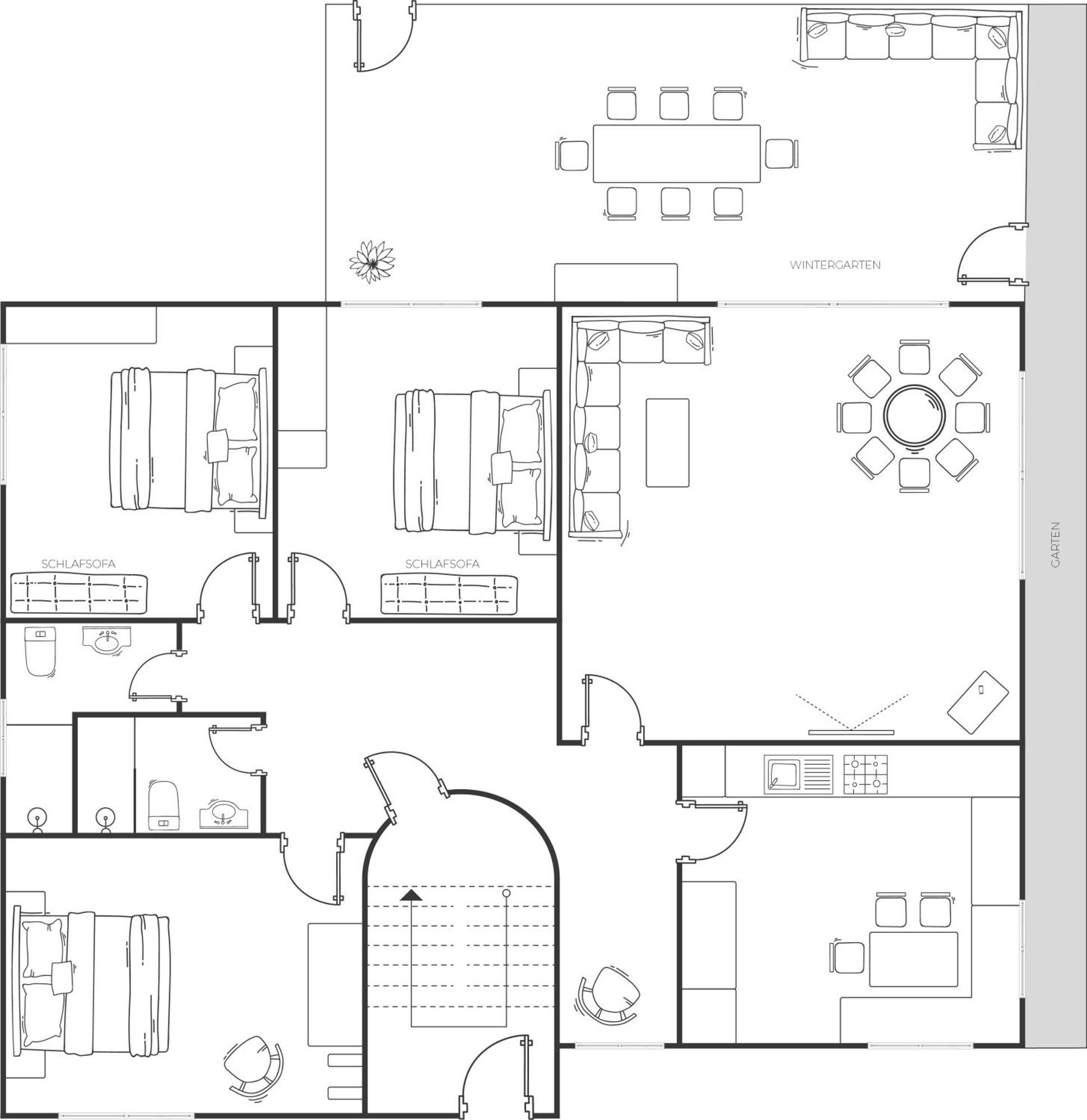 Appartement Rosengarten Längenfeld Kamer foto